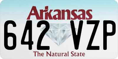 AR license plate 642VZP