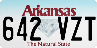 AR license plate 642VZT