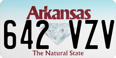 AR license plate 642VZV