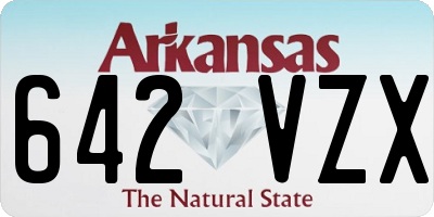 AR license plate 642VZX