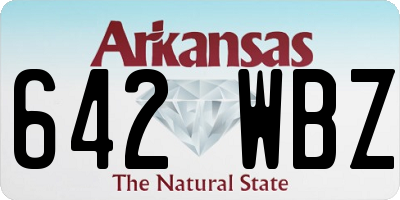 AR license plate 642WBZ
