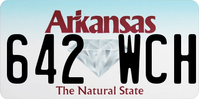 AR license plate 642WCH