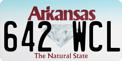AR license plate 642WCL