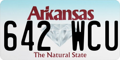 AR license plate 642WCU