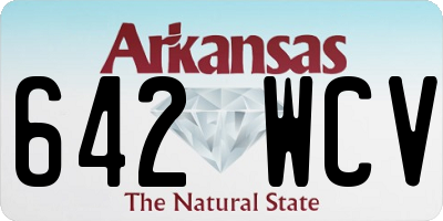 AR license plate 642WCV
