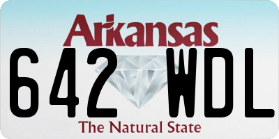 AR license plate 642WDL