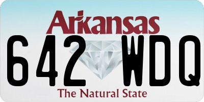 AR license plate 642WDQ