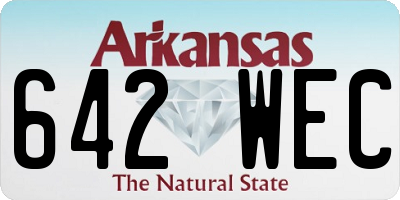 AR license plate 642WEC