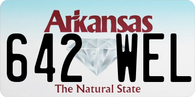 AR license plate 642WEL
