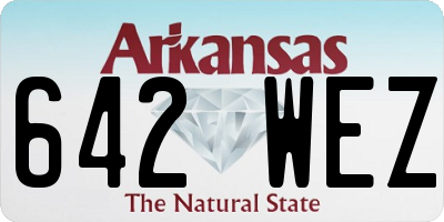 AR license plate 642WEZ