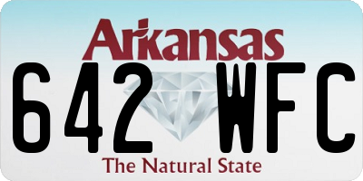 AR license plate 642WFC