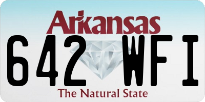 AR license plate 642WFI