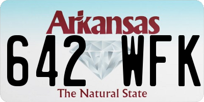 AR license plate 642WFK
