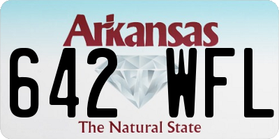 AR license plate 642WFL