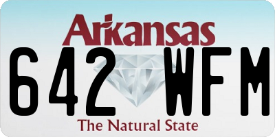 AR license plate 642WFM
