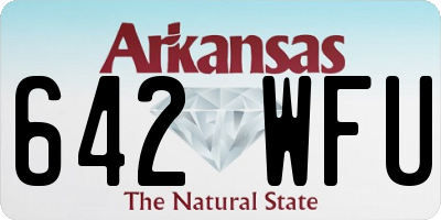 AR license plate 642WFU