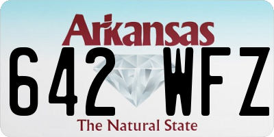 AR license plate 642WFZ
