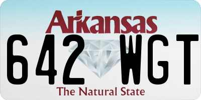 AR license plate 642WGT