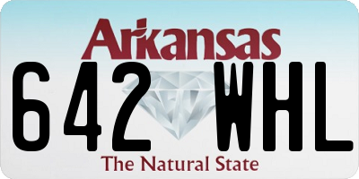 AR license plate 642WHL