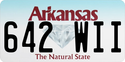 AR license plate 642WII