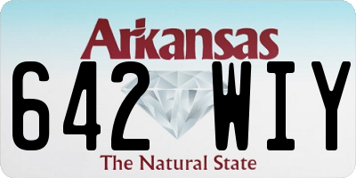 AR license plate 642WIY