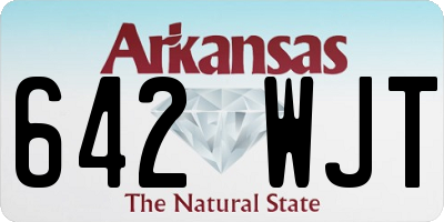 AR license plate 642WJT