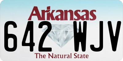 AR license plate 642WJV