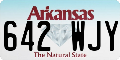 AR license plate 642WJY