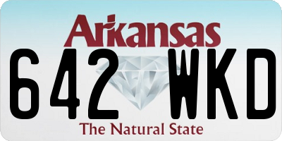 AR license plate 642WKD