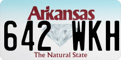 AR license plate 642WKH