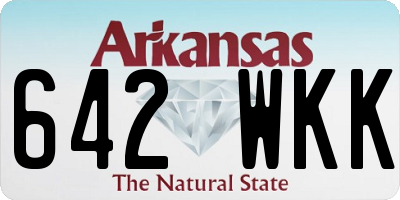 AR license plate 642WKK