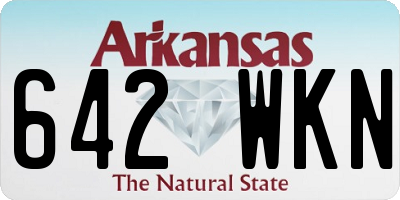 AR license plate 642WKN