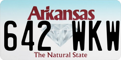 AR license plate 642WKW