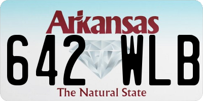AR license plate 642WLB