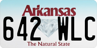 AR license plate 642WLC