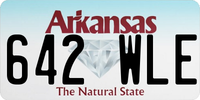 AR license plate 642WLE