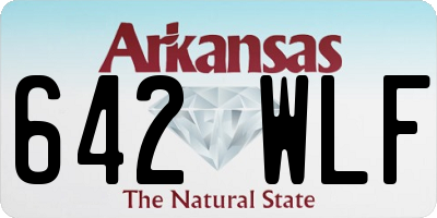 AR license plate 642WLF