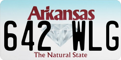 AR license plate 642WLG
