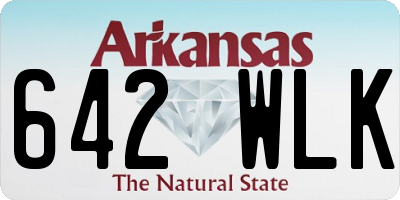 AR license plate 642WLK