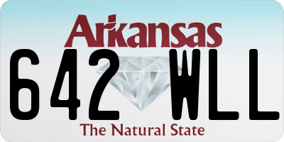 AR license plate 642WLL