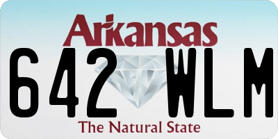 AR license plate 642WLM