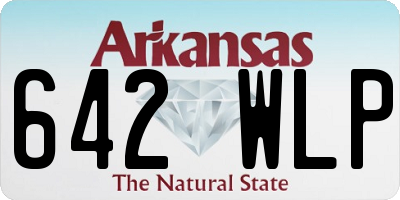 AR license plate 642WLP