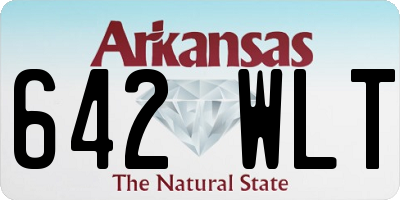 AR license plate 642WLT