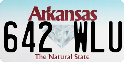 AR license plate 642WLU