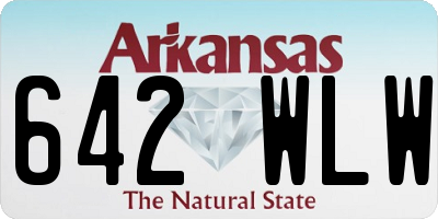 AR license plate 642WLW