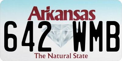 AR license plate 642WMB