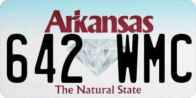 AR license plate 642WMC