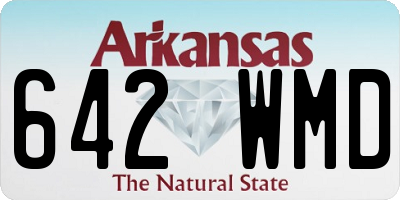 AR license plate 642WMD