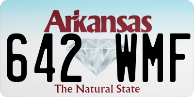 AR license plate 642WMF