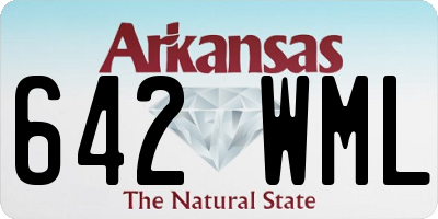AR license plate 642WML